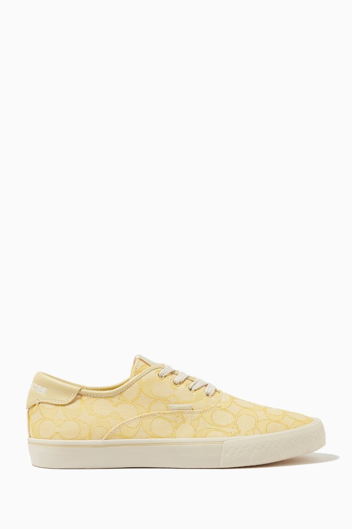 Citysole Skate Sneakers in Signature Jacquard, Yellow