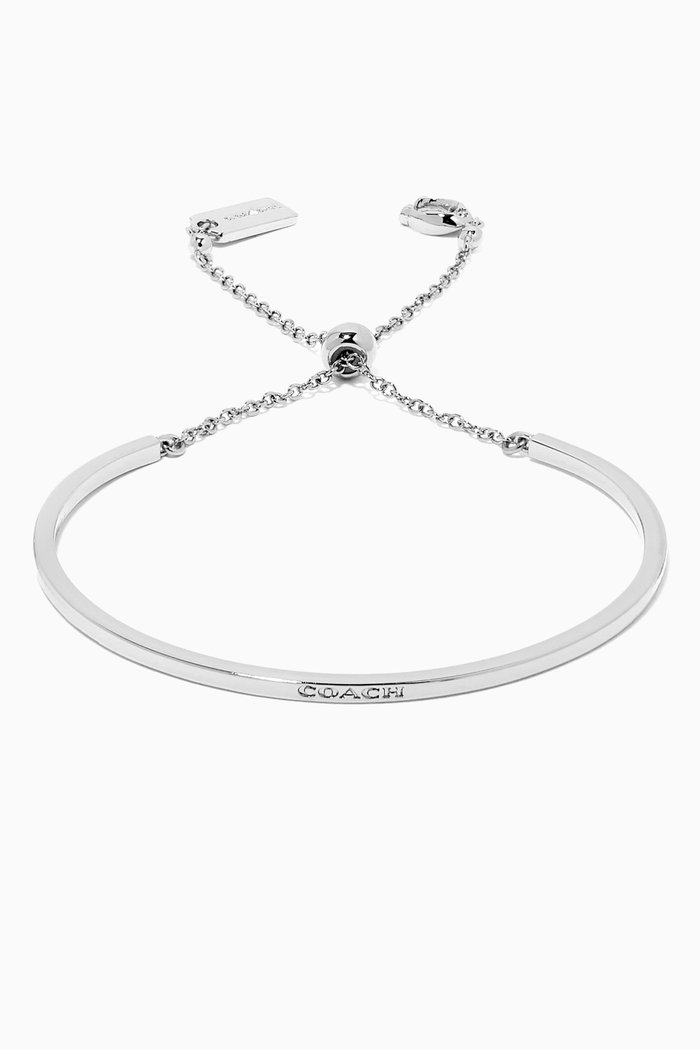 

Signature Slider Bangle, Silver