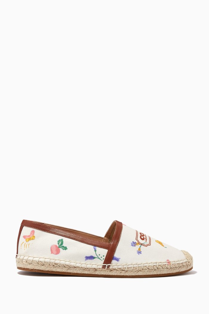 

Charlie Espadrilles in Signature Canvas, White
