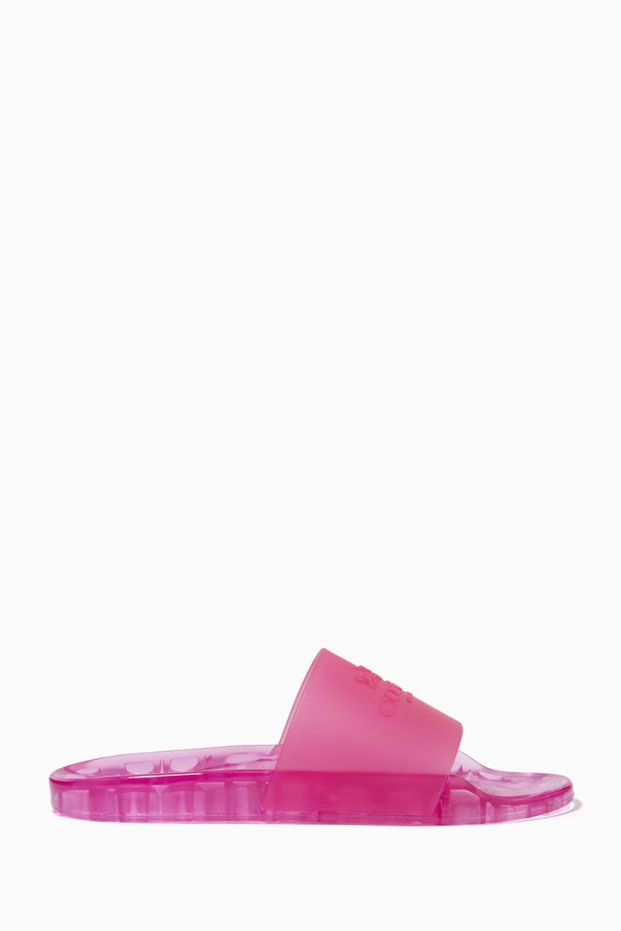 

Ulyssa Slides in Rubber, Pink