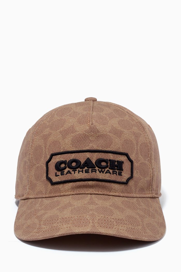 

Baseball Cap in Signature Cotton, Brown