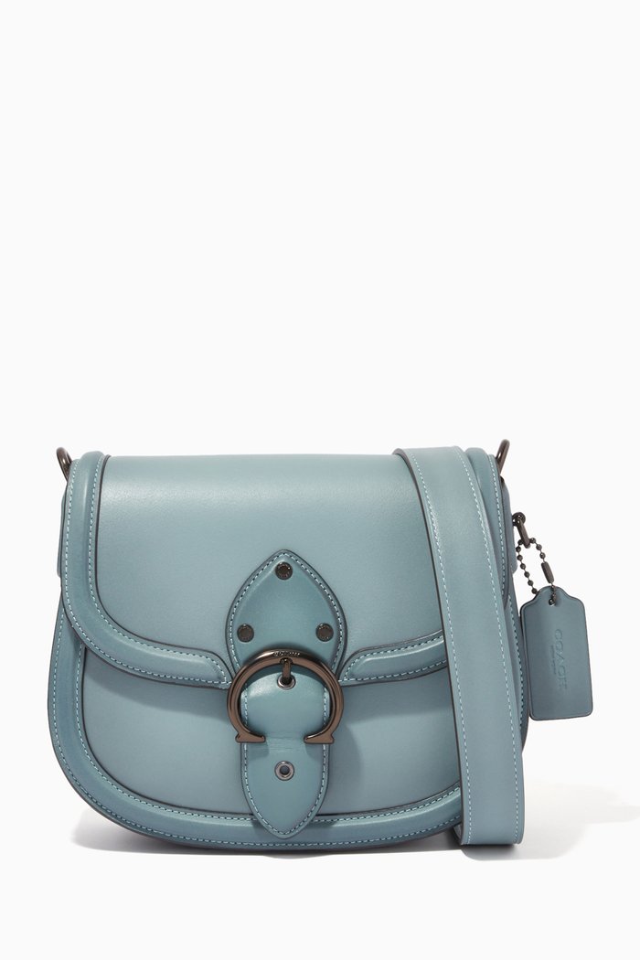 

Beat Saddle Bag in Leather, Green