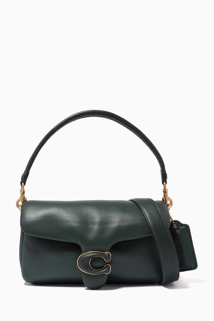 

Pillow Tabby Shoulder Bag 26 in Nappa Leather, Green