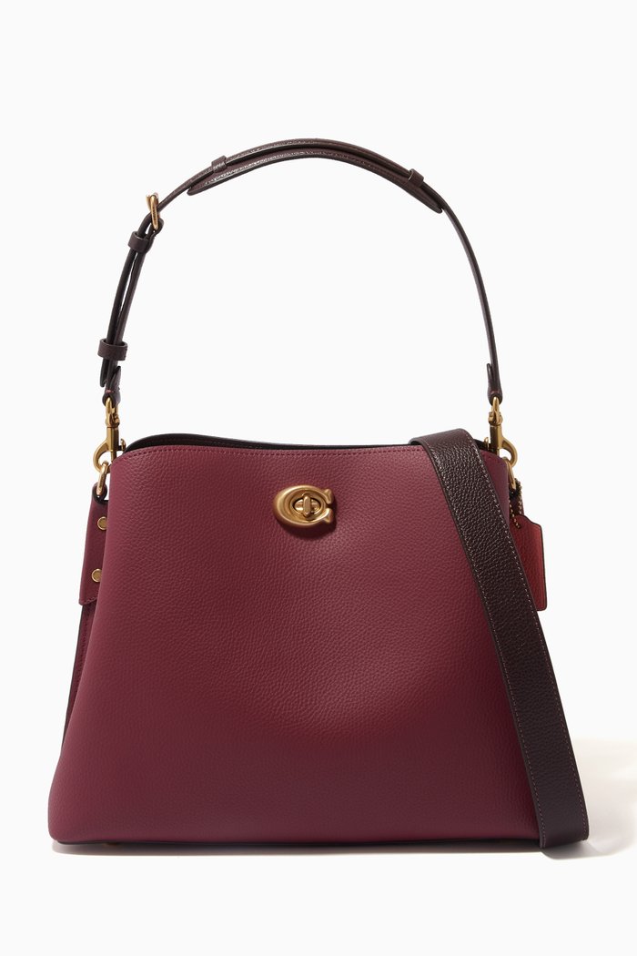 

Willow Shoulder Bag in Pebble Leather, Multicolour