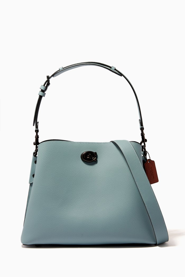 

Willow Shoulder Bag in Pebble Leather, Multicolor