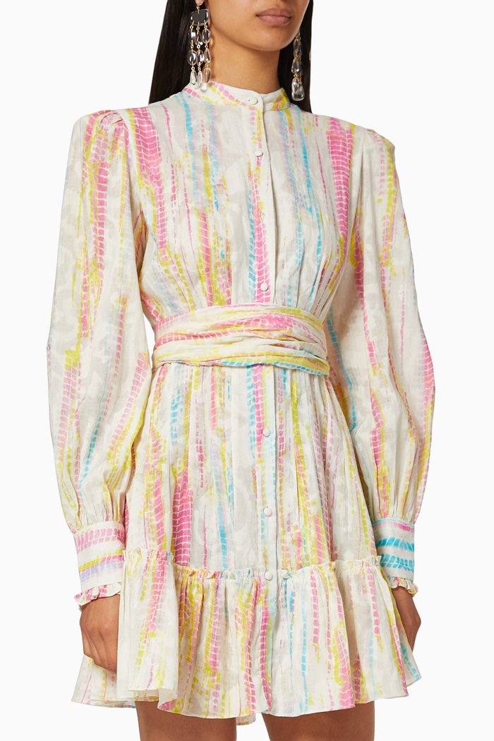 

Tie-Dye Short Dress, Multicolour