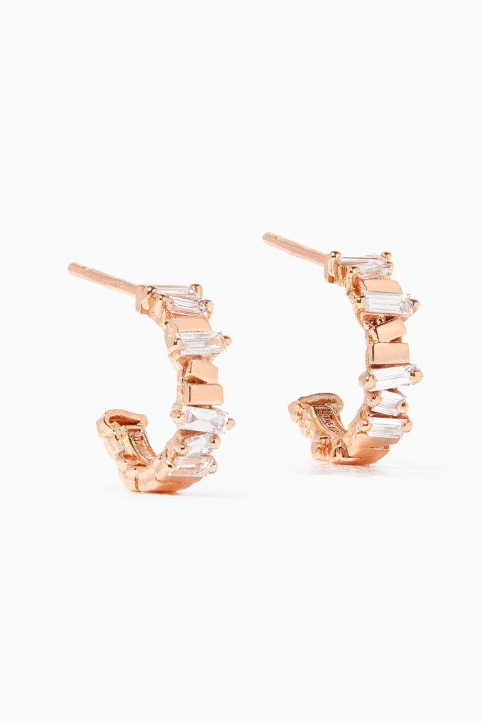 

Fireworks Diamond Earrings in 18kt Rose Gold