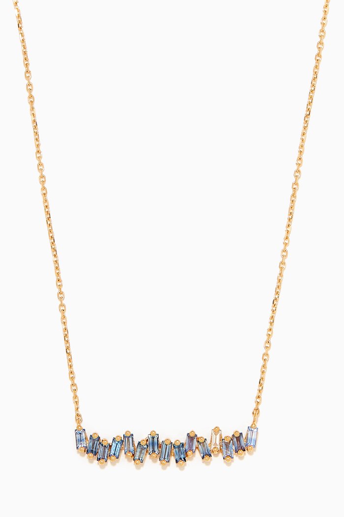 

Fireworks Sapphire Necklace in 18kt Yellow Gold