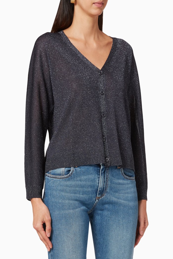 

Tasca Shimmer Cardigan, Grey