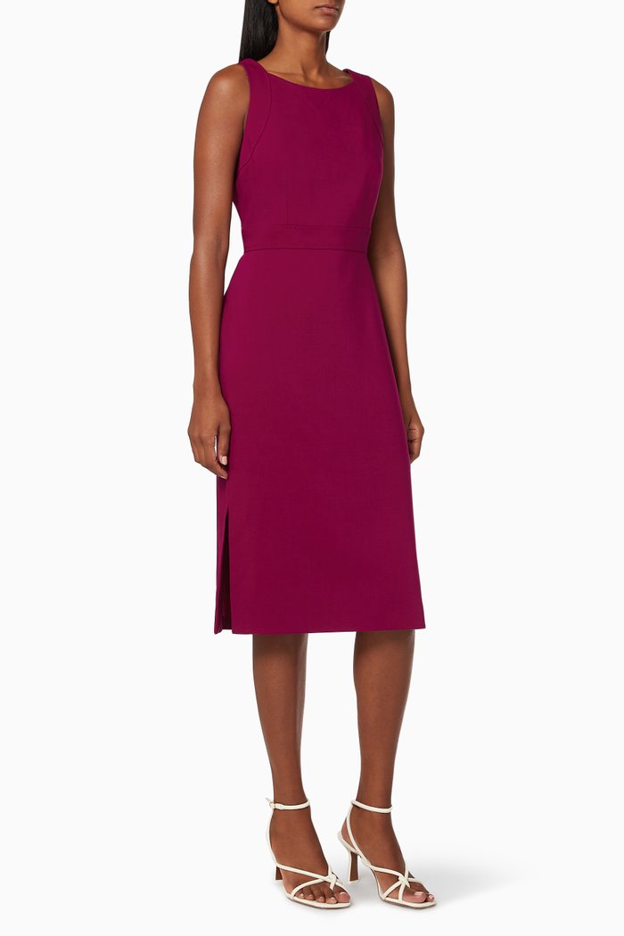 Norcia Wool Dress, Pink
