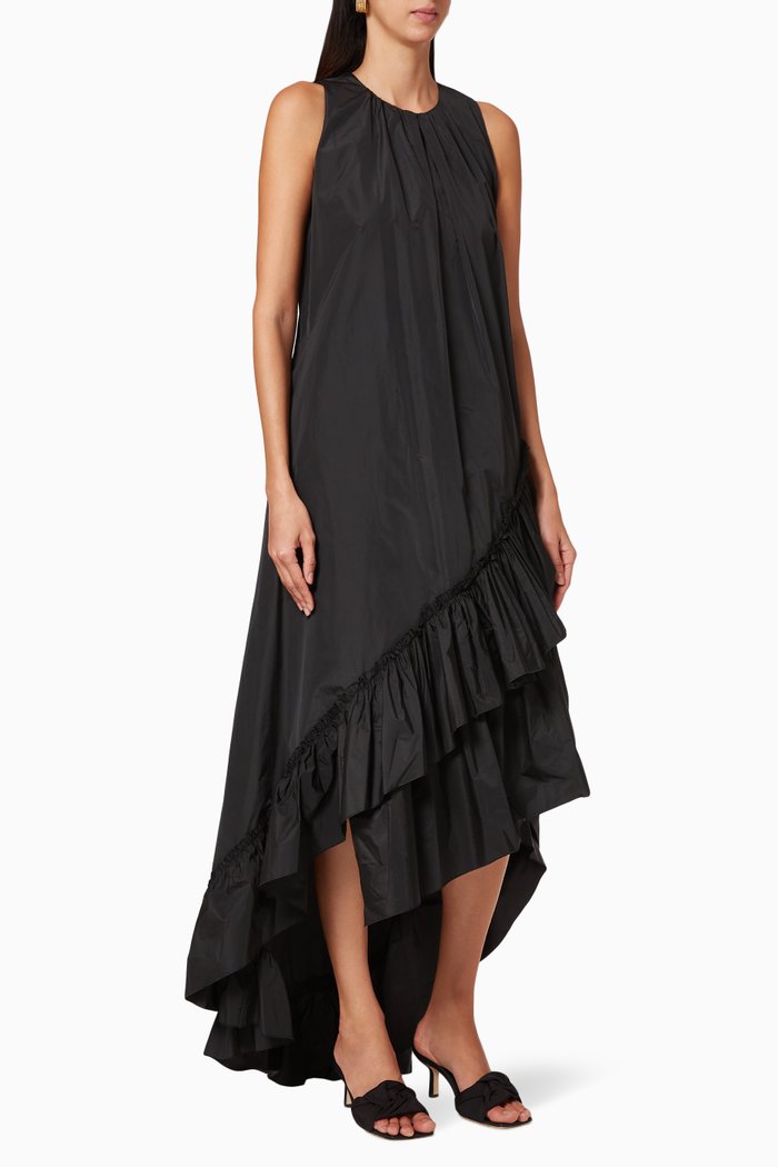 

Rumena Taffeta Dress, Black