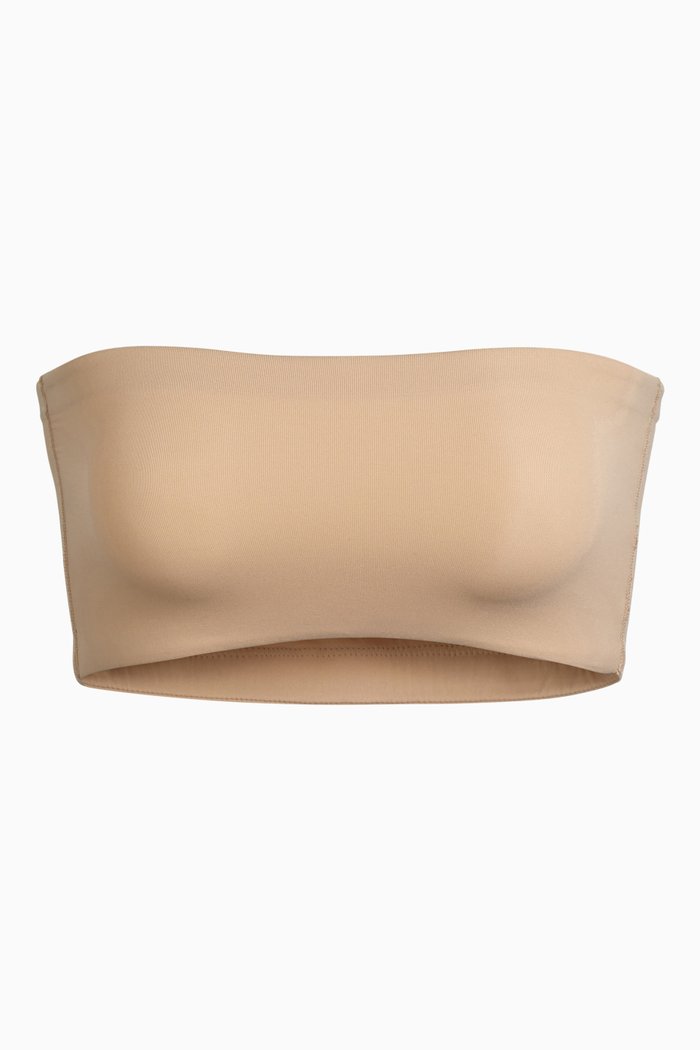 

Fits Everybody Bandeau Bra, Grey