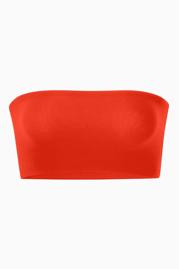 

Fits Everybody Bandeau Bra, Red