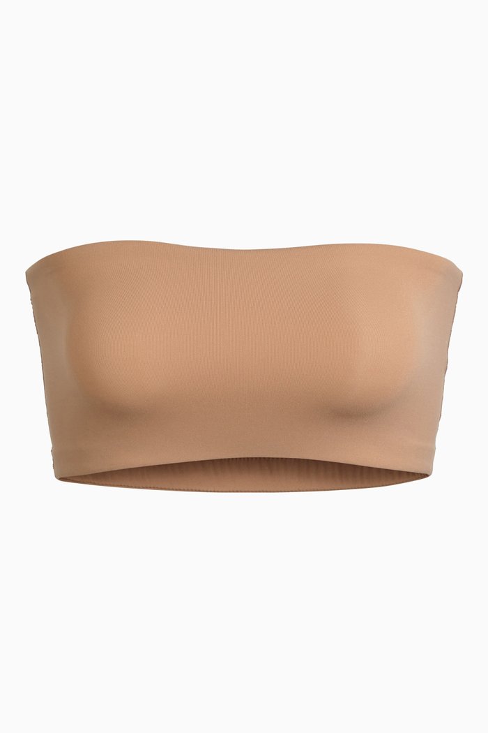

Fits Everybody Bandeau Bra, Brown