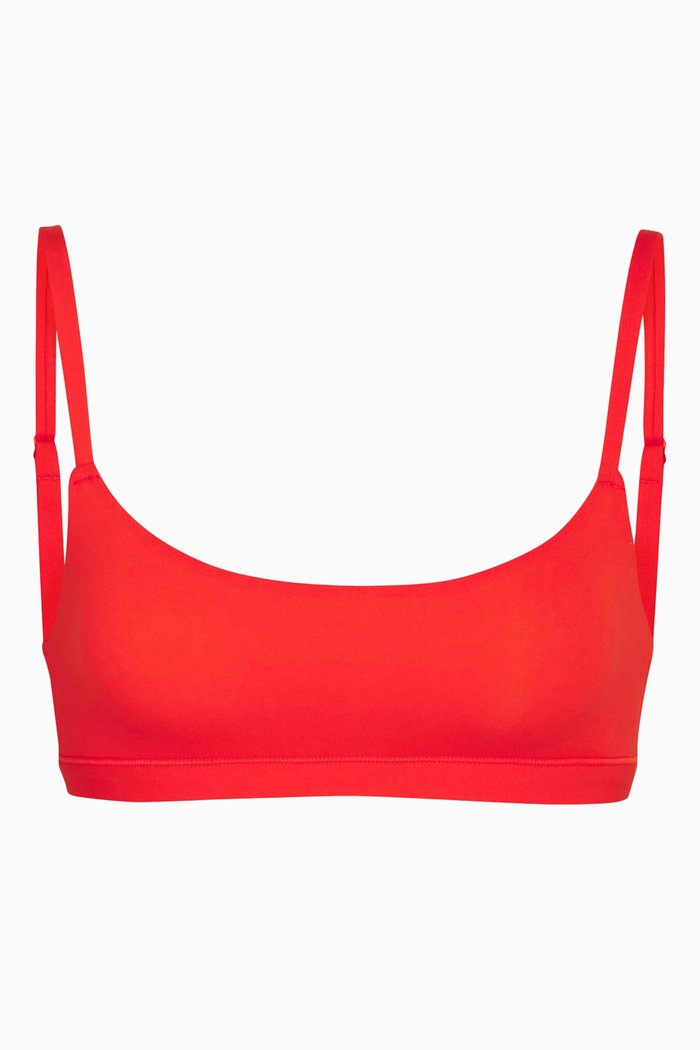 

Fits Everybody Scoop Neck Bralette, Red