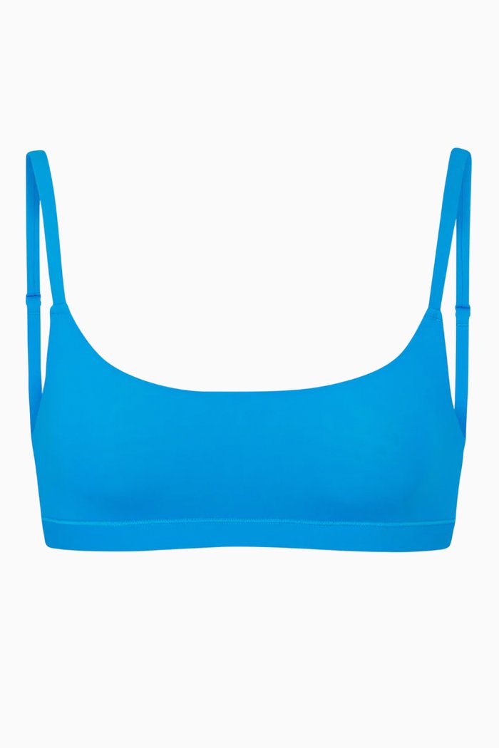 

Fits Everybody Scoop Neck Bra, Blue