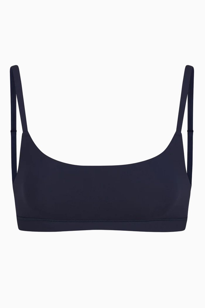Fits Everybody Scoop Neck Bra, Blue