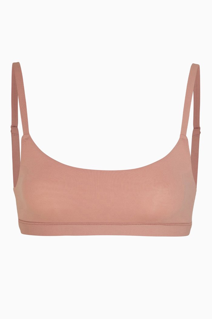 

Fits Everybody Scoop Neck Bra, Brown