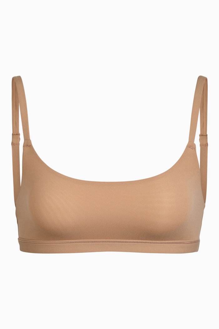 

Fits Everybody Scoop Neck Bra, Brown