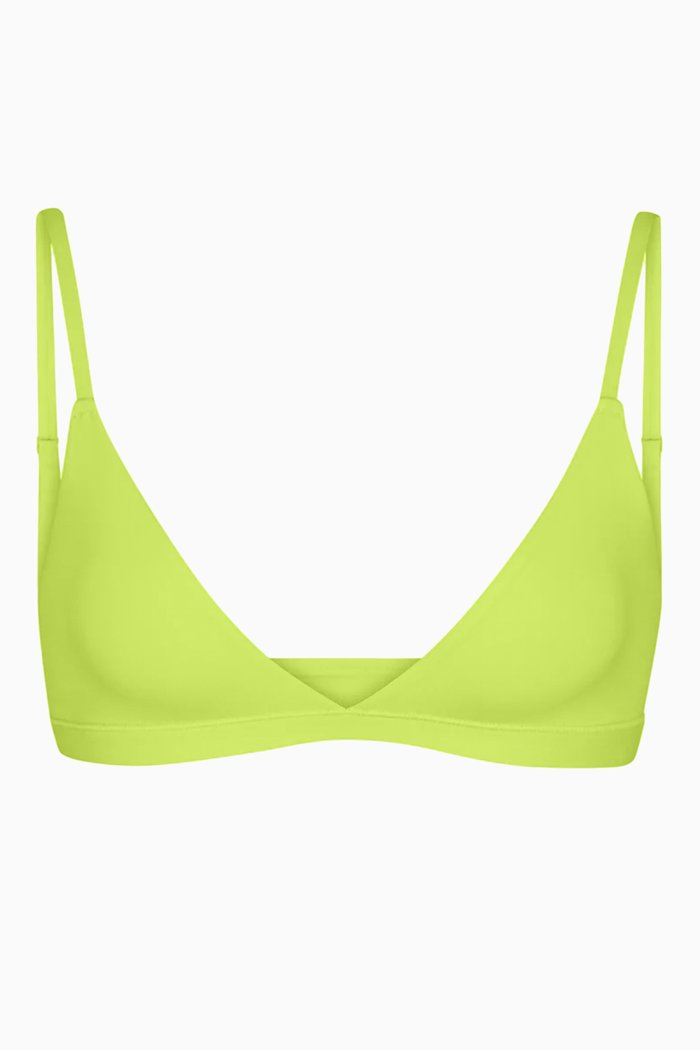 

Fits Everybody Triangle Bralette, Yellow
