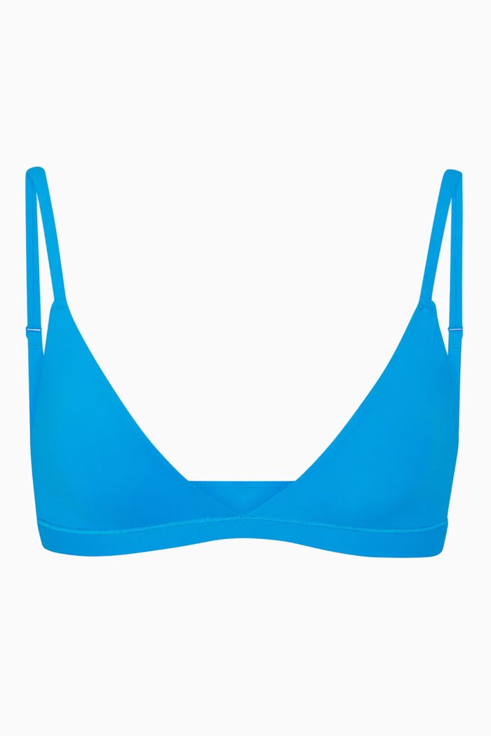 

Fits Everybody Triangle Bralette, Blue