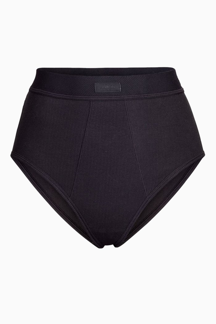 

Cotton Rib Brief, Black