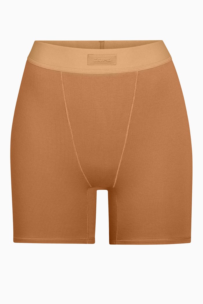 

Cotton Rib Boxer, Brown