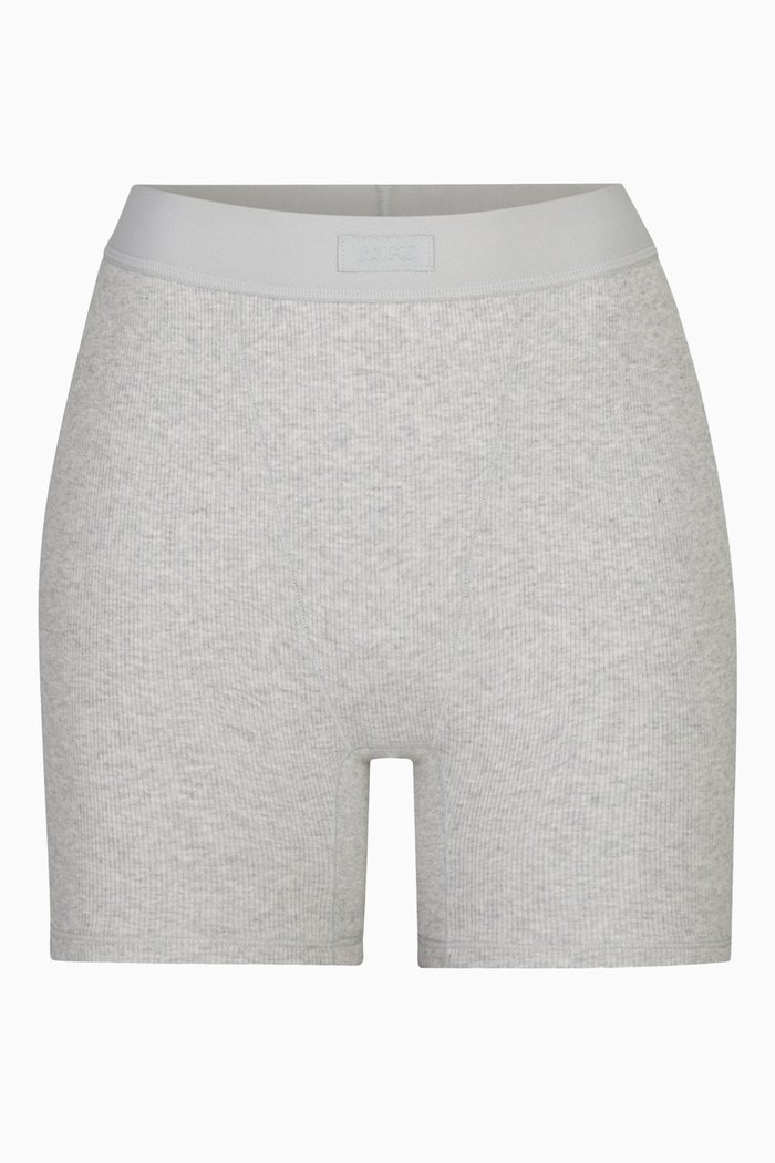 

Cotton Rib Boxer, Grey