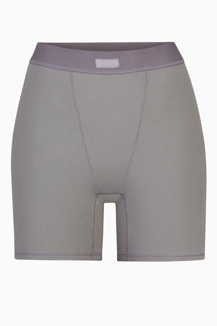 Cotton Rib Boxer, Grey