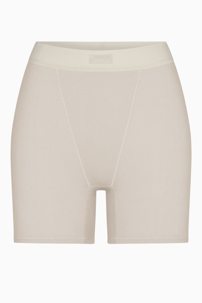 

Rib Boxer Briefs in Cotton, Grey