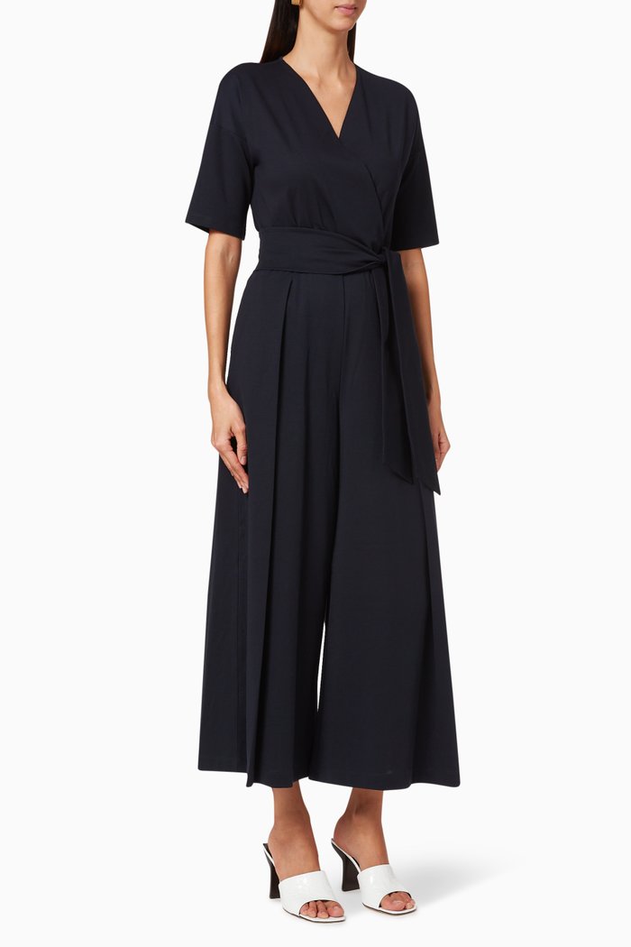 

Ulivo Wrap Jumpsuit, Blue
