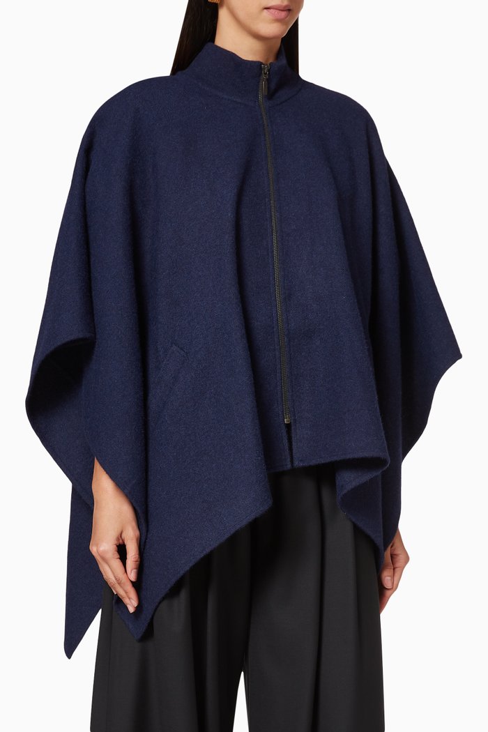 

Nome Wool Cape, Brown