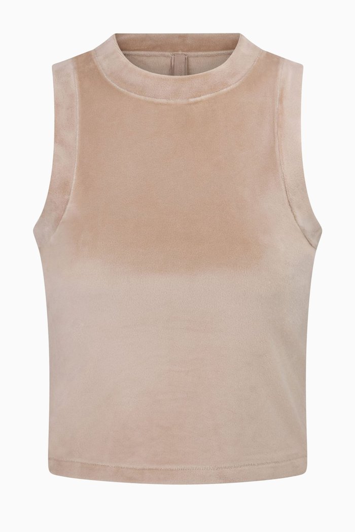 

Velour Fleece Tank, Neutral