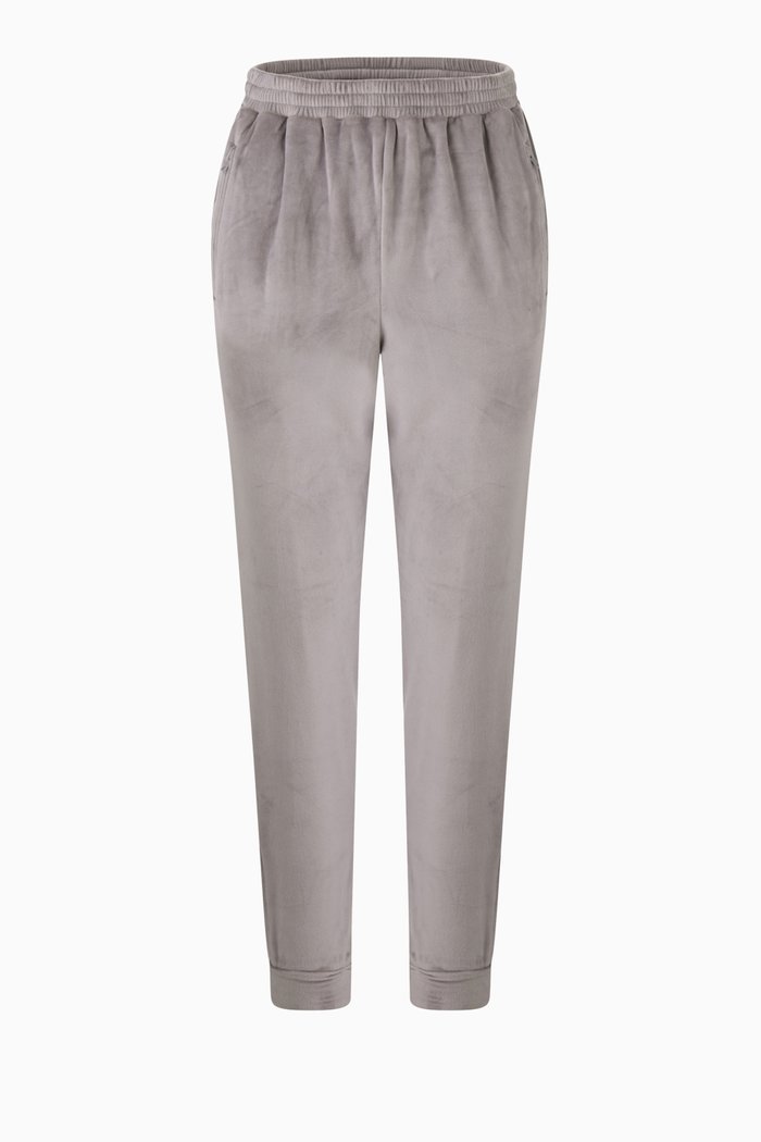 

Velour Fleece Joggers, Grey