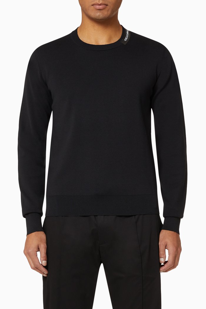 

Logo Tape Sweatshirt, Black