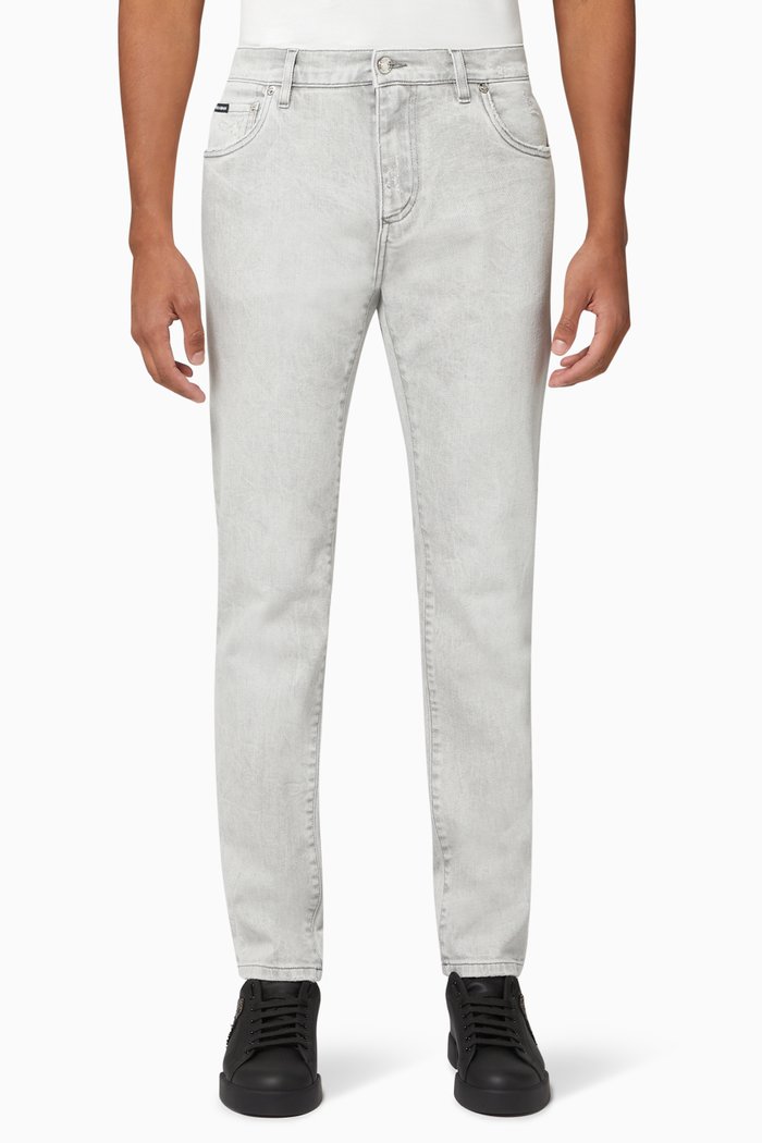 

DNA Stretch Denim Jeans, White