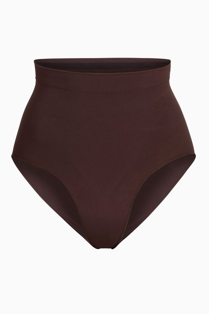 

Seamless Sculpt Sculpting Mid Waist Brief, Brown
