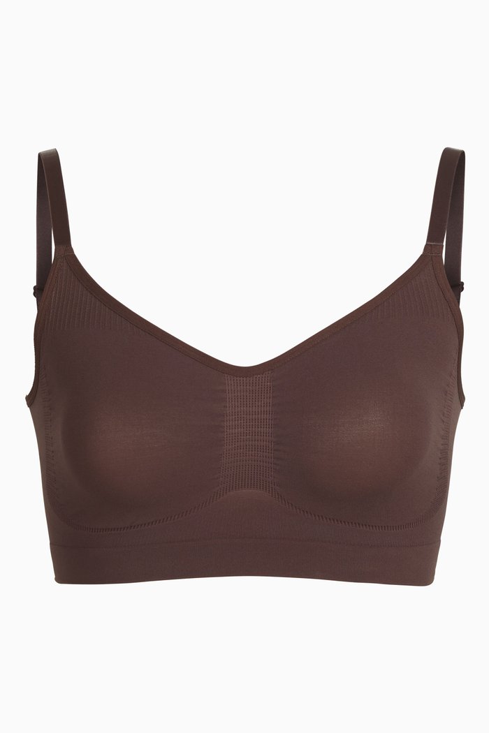 

Seamless Sculpt Sculpting Bra, Brown
