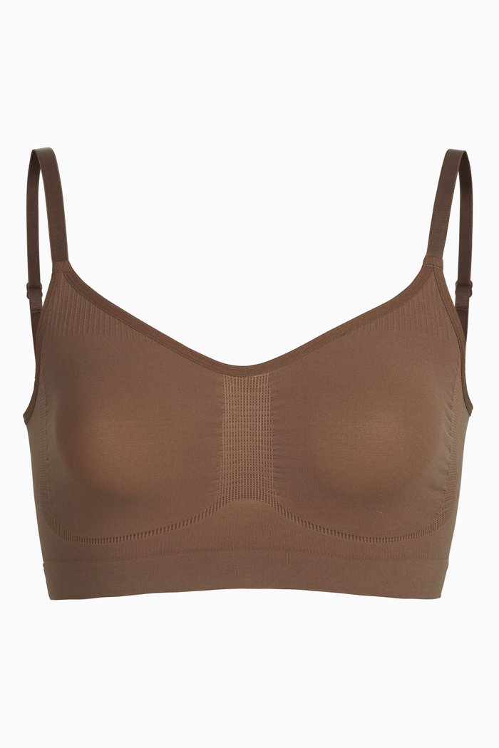 Seamless Sculpt Sculpting Bra, Black