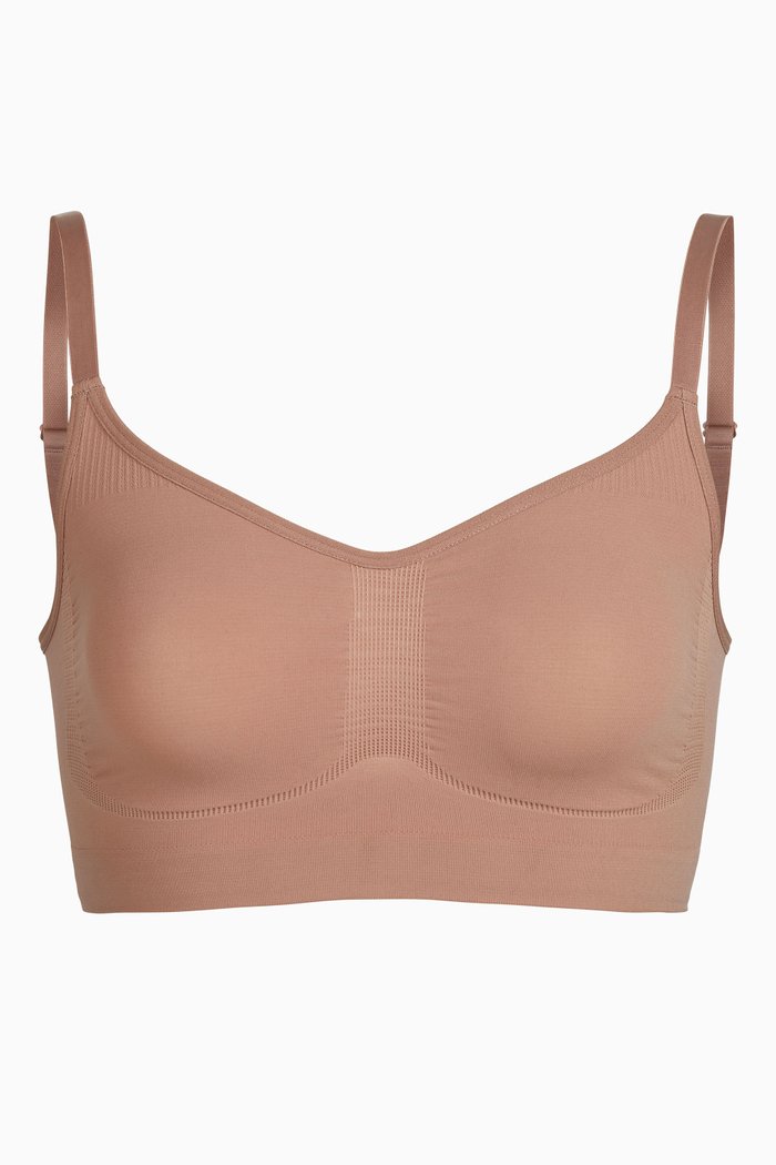 

Seamless Sculpt Sculpting Bra, Brown