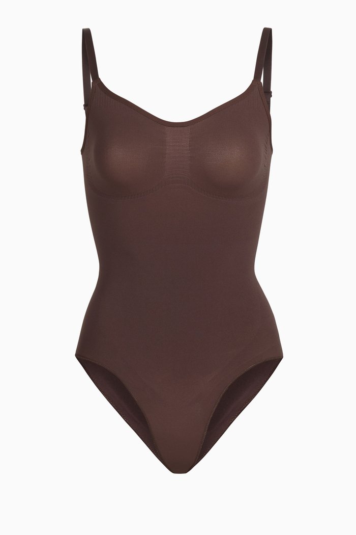 

Seamless Sculpt Sculpting Bodysuit, Brown