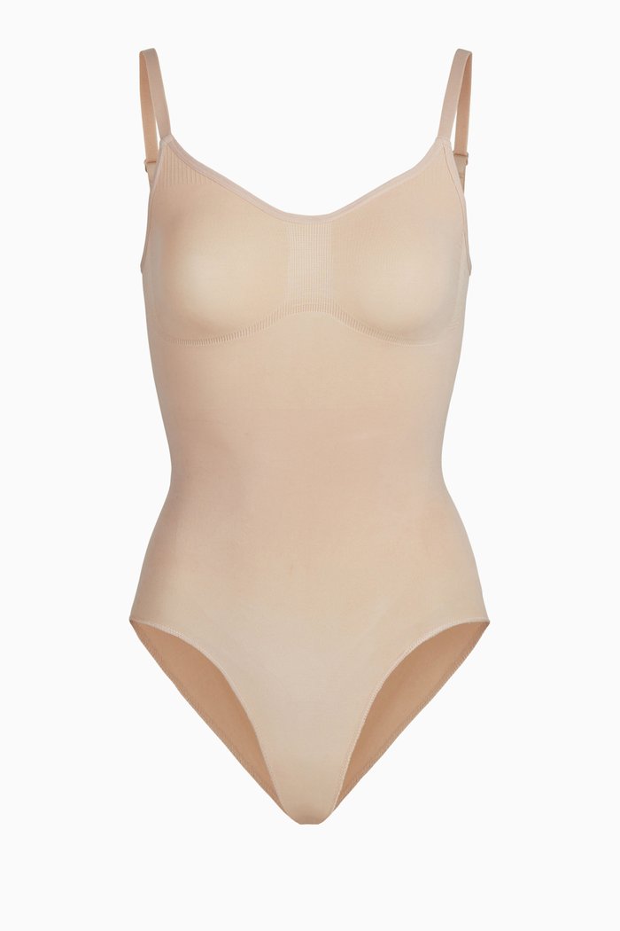 

Seamless Sculpt Sculpting Bodysuit, Brown
