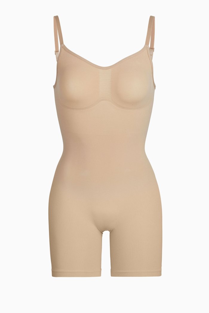 

Seamless Sculpt Sculpting Bodysuit Mid Thigh, Grey