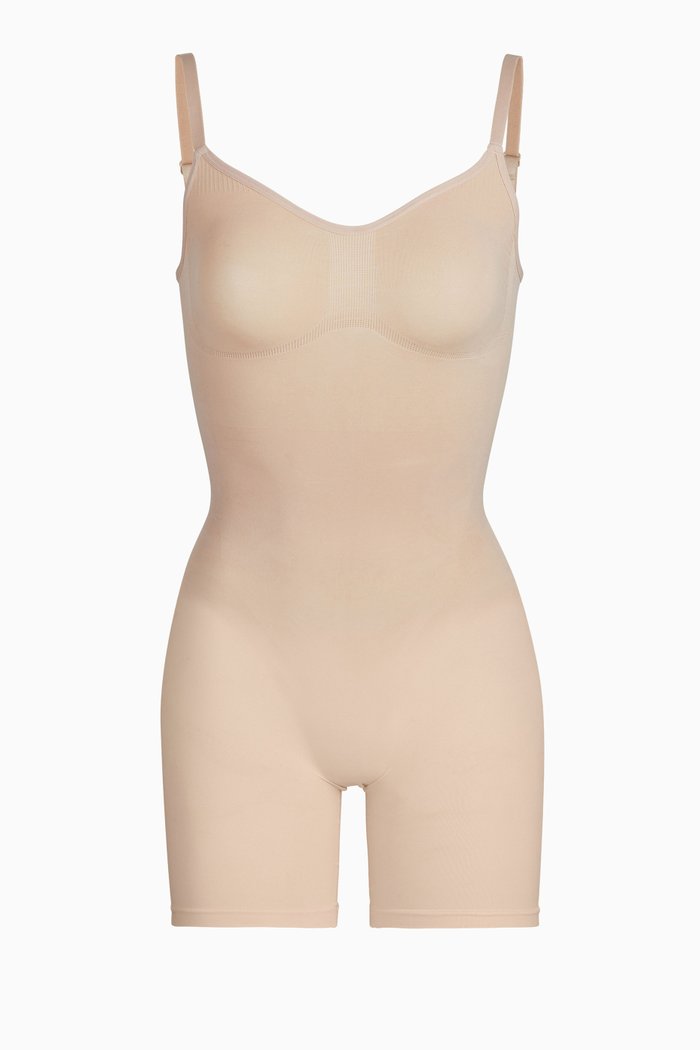 

Seamless Sculpt Sculpting Bodysuit Mid Thigh, Brown