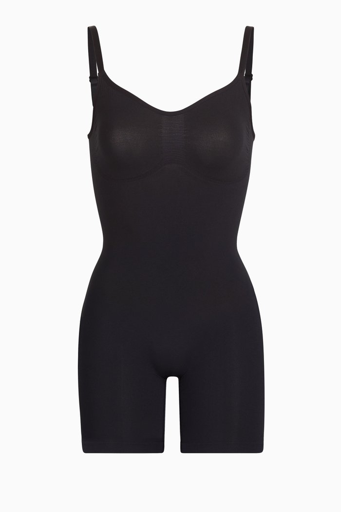 

Seamless Sculpt Sculpting Bodysuit Mid Thigh, Black