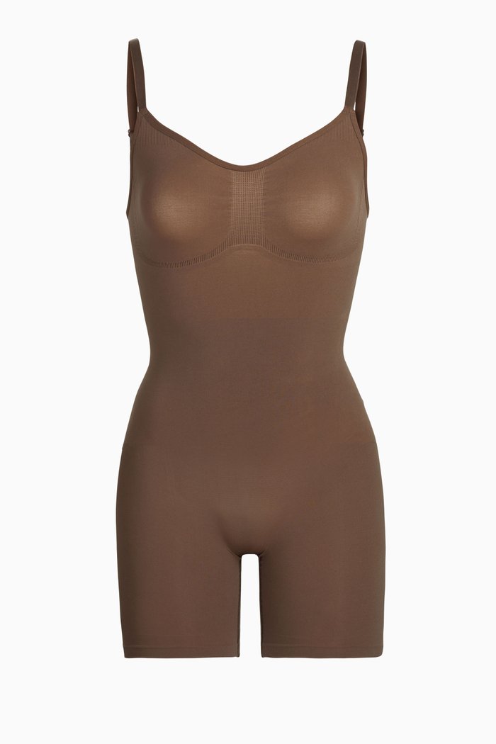 

Seamless Sculpt Sculpting Bodysuit Mid Thigh, Black