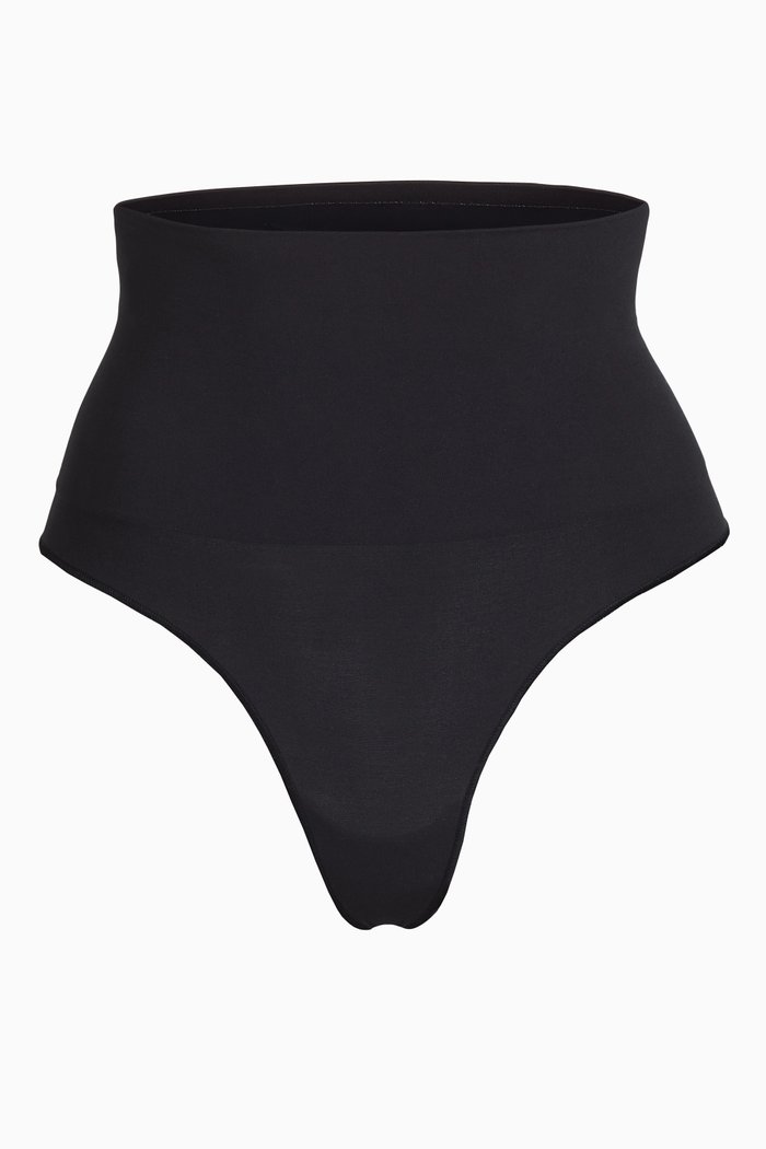 

Core Control Thong, Black