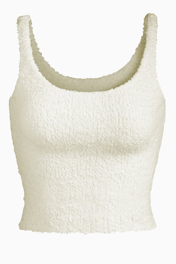 

Cozy Knit Tank, White