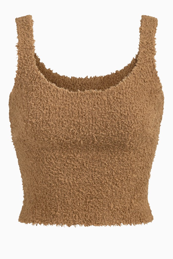 

Cozy Knit Tank, Brown