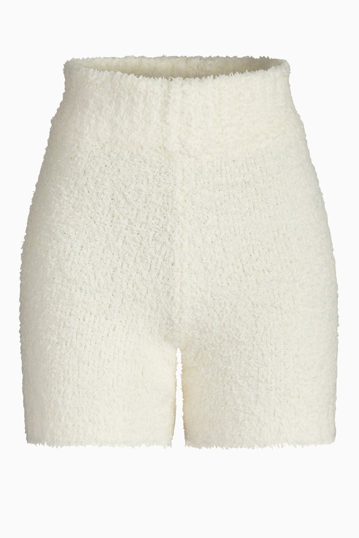 

Cozy Knit Short, White